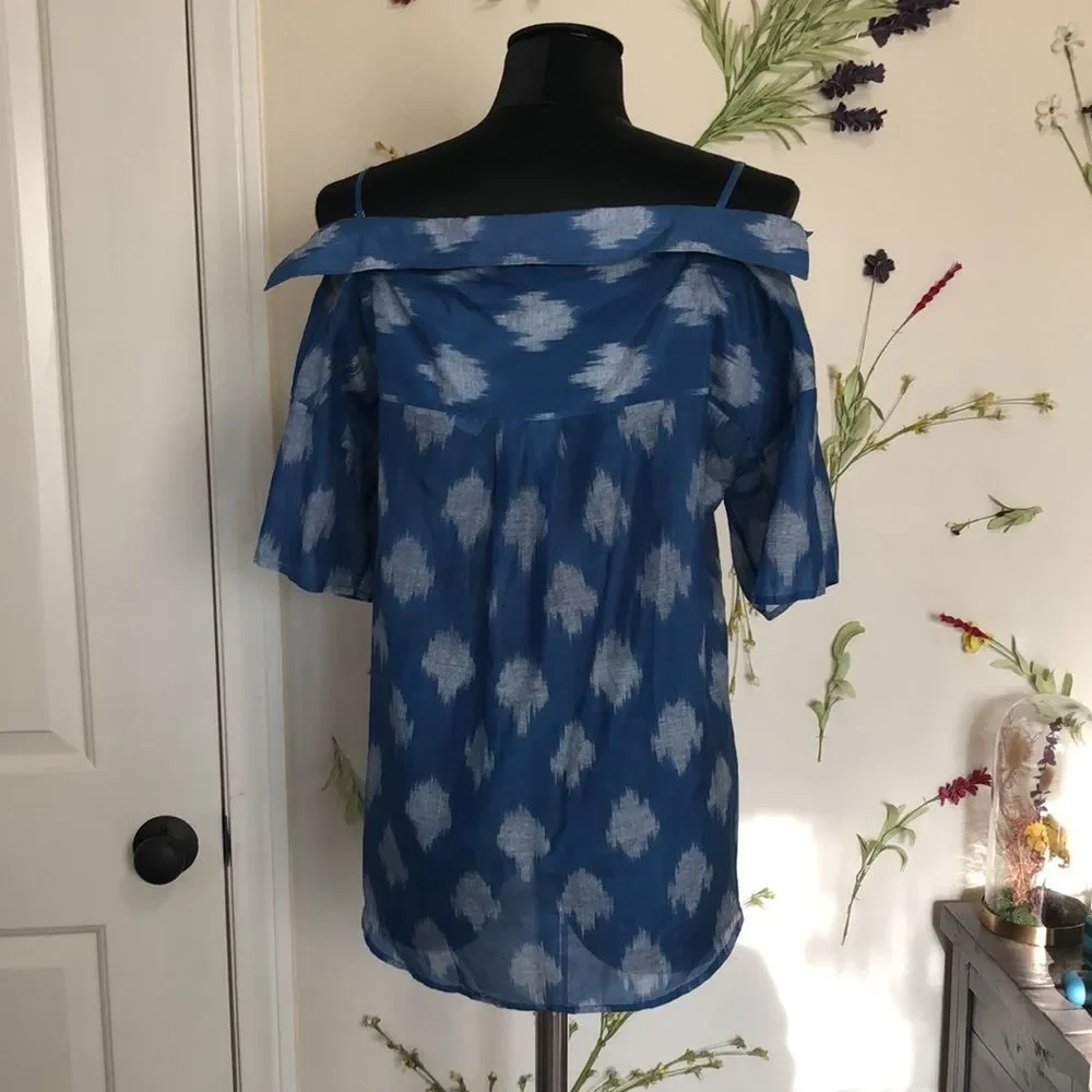 Theory Tamalee SS Spot Ikat Top - Picture 7 of 12
